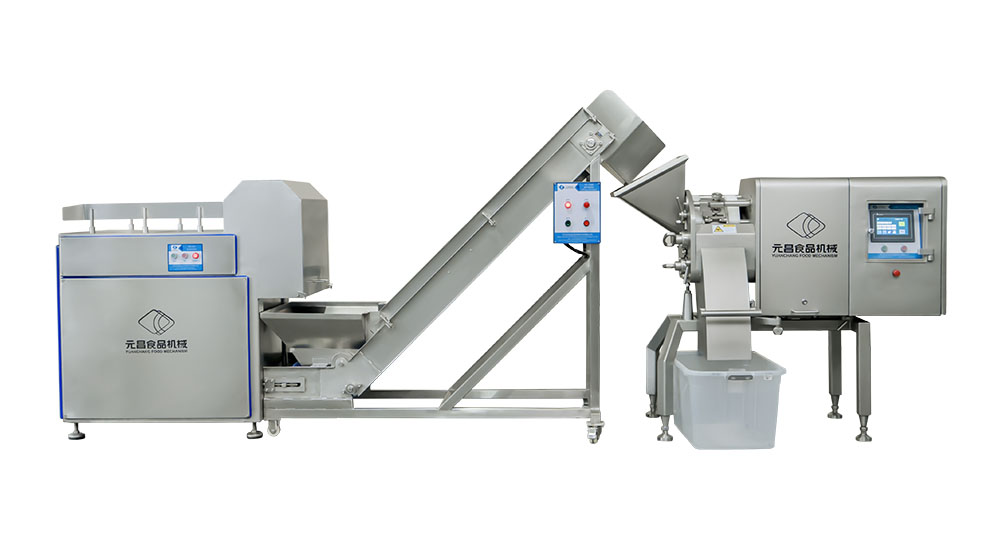 QT-6K凍肉切塊機聯(lián)機圖片